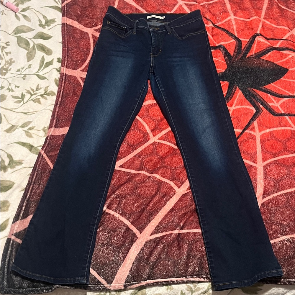 Levi's Dark Blue Flare Jeans